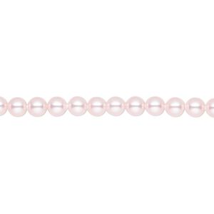 Pearl 100pk rosaline, Crystal Passions&reg; 4mm round 5810