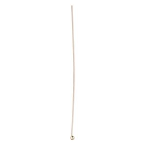 Head pin 1pkg10 14Kt rose gold-filled, 2 inch / 1.5mm ball tip, 24 gauge