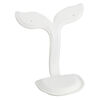 Display, earring, leatherette, 3 x 3 x 2-inch whale tail. Sold per pkg of 4. image number 0