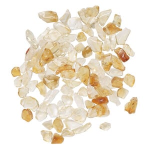 Citrine 1pkg10g, undrilled inlay chip mini
