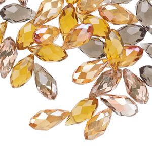Briolette mix 40pk fall, Celestial Crystal&reg; 12x6mm drop