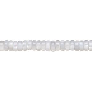 Mother-of-pearl shell 1pkg1, heishi bead 15.5 to 16 inch grey 5x2mm