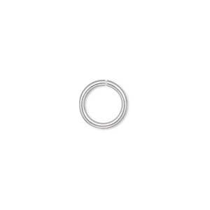 Jump ring, sterling silver-filled, 10mm round, 8mm inside diameter, 18 gauge. Sold per pkg of 500.