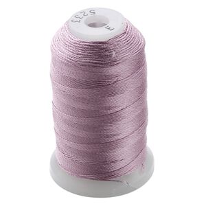 Thread, Purely Silk&trade;, 3-ply, lilac, size E. Sold per 200-yard spool.