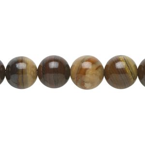Jupiter jasper 1pkg1, round bead natural 15.5-16 inch 10mm