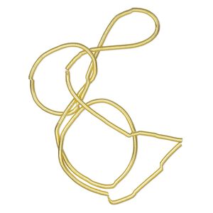 French wire 1pkg1 gold-plated, 1.7mm tube, extra-heavy 13.5-15 inch copper