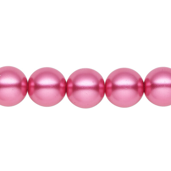 Pearl 1pk pink, Celestial Crystal&reg; 10mm round 15.5-16 inch image number 0