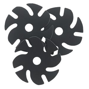 Cushion backing disc, 3M&trade; Ninja&trade;, rubber, black, 3-inch replacement disc for Jooltool&trade;. Sold per pkg of 3.