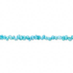 Turquoise 1pkg1, chip bead 15.5-16 inch mini