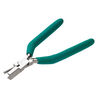 Pliers, Wubbers&reg;, looping, steel and rubber, green, 7 inches. image number 1