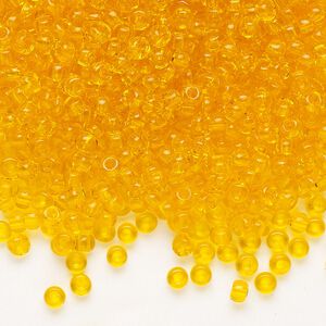 Seed bead, Preciosa Ornela Czech glass, pkg/50g, #8 rocaille, transparent hyacinth, (80060).