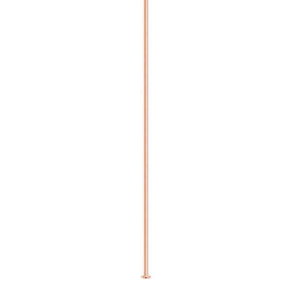 Head pin 1pkg100 copper, 2 inch, 21 gauge image number 0