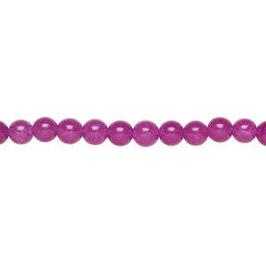 Malaysia "jade" 1pkg1, round bead, 15.5-16 inch 4mm grape