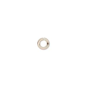 Jump ring 1pkg20 14Kt rose gold-filled, 3mm round, 22 gauge / 1.7mm inside diameter