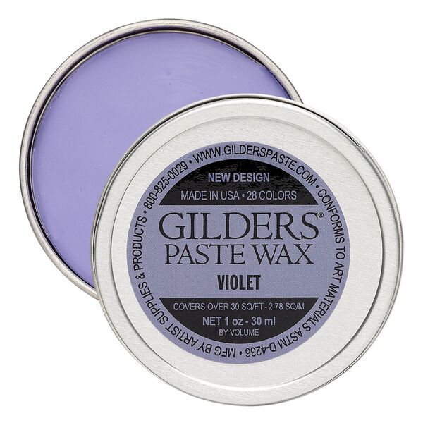 Wax paste, Gilders Paste&reg;, pkg/1-ounce tin, violet. image number 0
