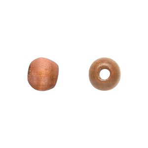 Bead, painted sugar maple (coated), glossy brown, 10x8mm hand-cut rondelle. Sold per pkg of 450-500.