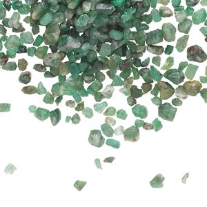 Emerald 1pkg10g, undrilled inlay chip mini