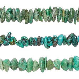 Turquoise 1pkg3, chip bead 15 inch mix mini to small