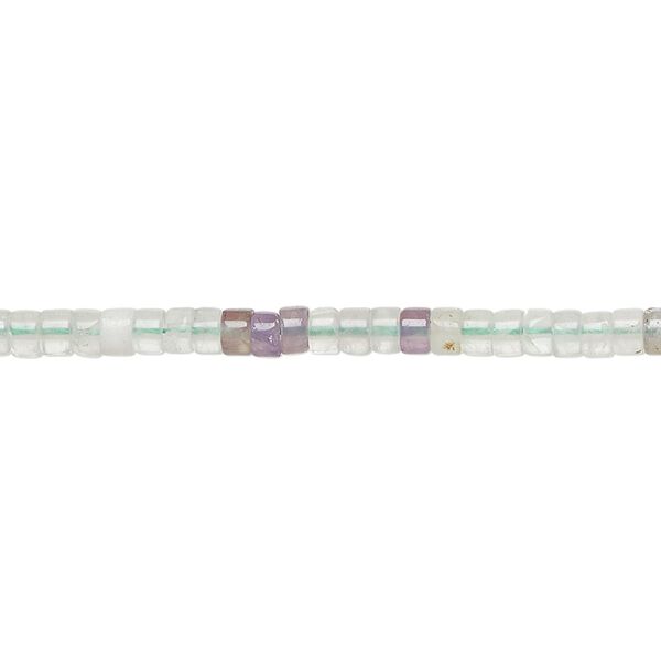 Multi-fluorite 1pkg1, heishi bead natural 15.5-16 inch 3x1.5mm-3x2.5mm image number 0