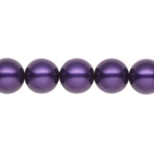 Pearl 1pk purple, Celestial Crystal&reg; 10mm round 15.5-16 inch