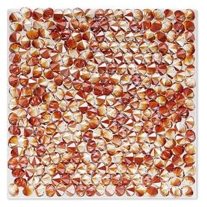 Iron-on transfer 1pk crystal red magma, Crystal Passions&reg; 40mm square 72003