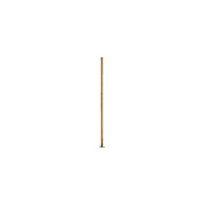 Head pin 1pkg500 gold-plated, 0.75 inch, 24 gauge brass antique