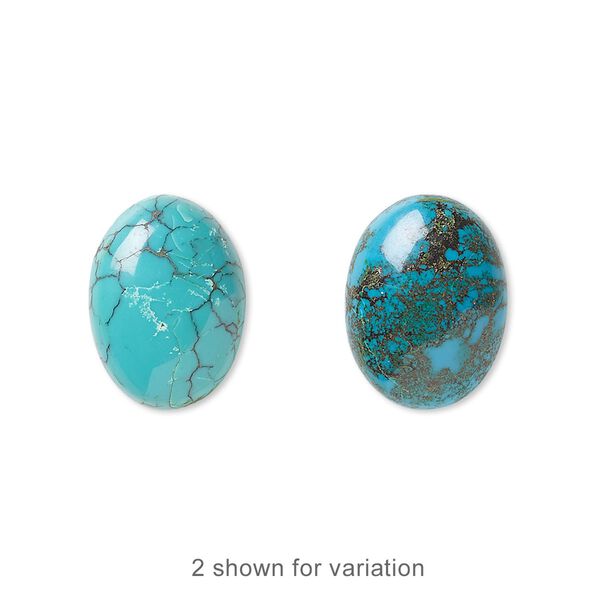 Turquoise 1pkg1, calibrated oval cab 16x12mm image number 0