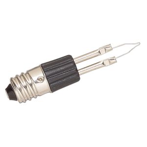 Replacement thread burner tip, brass and acrylic, black, 1-3/4 inches with cover. Sold individually.
