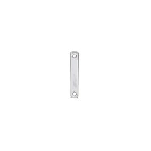 Link, sterling silver, 13x2mm smooth bar. Sold per pkg of 6.