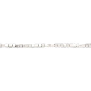 Bead 1pkg1 sterling silver, 1-2mm cube, 8 inch Hill Tribes