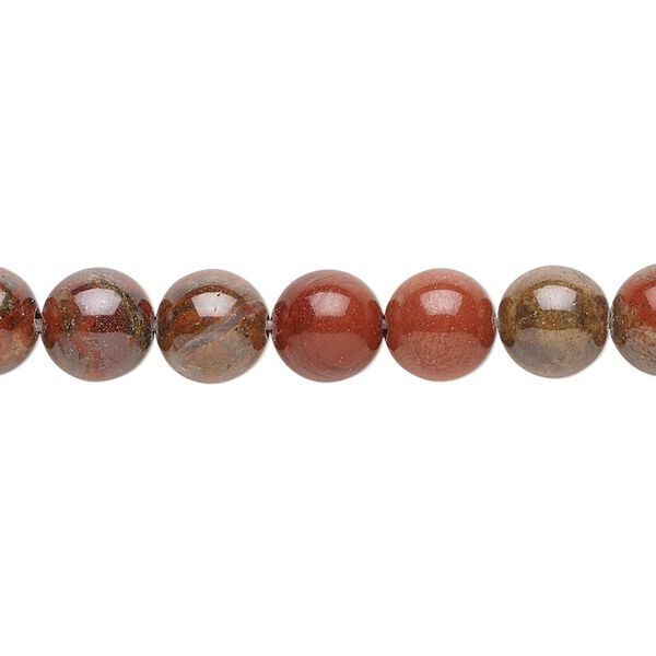 Rainbow jasper 1pkg1, round bead natural 15.5-16 inch 8mm image number 0