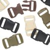 Clasp buckle mix 1pkg12, 30x16mm, plastic mixed color 1-strand image number 0