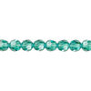 Bead 1pkg12 Caribbean green, Crystal Passions&reg; Regenerated 6mm round 5000 image number 0