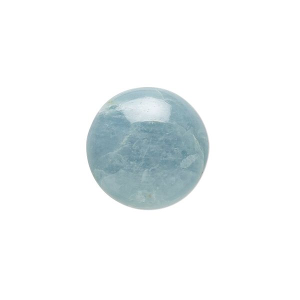 Aquamarine 1pkg1, hand-cut calibrated round cab 18mm image number 0
