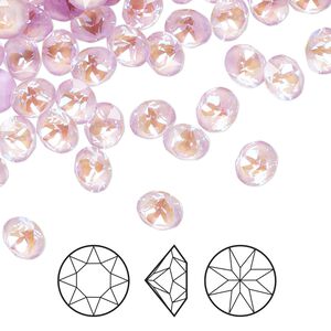 Chaton 12pk crystal lavender DeLite, Crystal Passions&reg; 6.14-6.32mm round SS29 1088