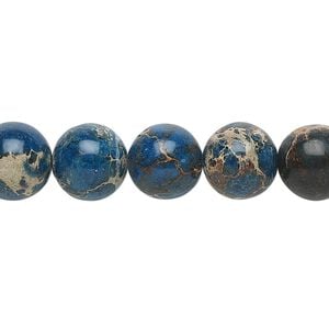 Magnesite 1pkg1, round bead 15.5-16 inch 10mm