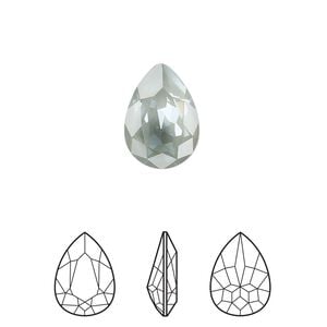 Fancy stone 1pk crystal agave ignite LacquerPRO, Crystal Passions&reg; 14x10mm pear 4320