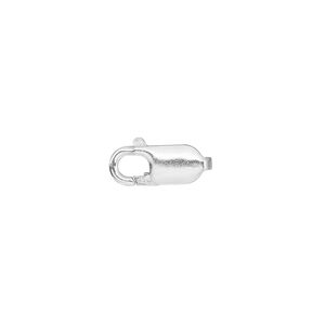 Clasp lobster claw 1pkg2 sterling silver, 14x5.5mm, 1-strand