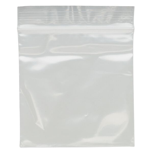 Bag, Tite-Lip&trade;, plastic, clear, 3x3-inch top zip. Sold per pkg of 1,000. image number 1
