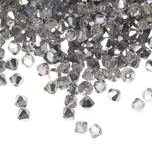 Bead 48pk crystal vitrail light, Preciosa Czech crystal 4mm bicone