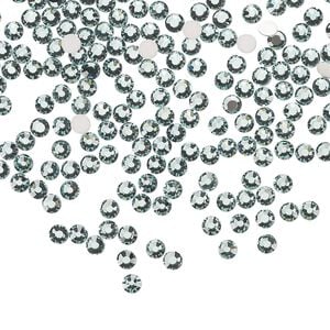 Flat back 1440pk smoked sapphire foil back, Preciosa MAXIMA Czech crystal rhinestone 2.5-2.7mm chaton rose round SS9
