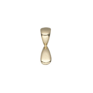 Bail, JBB Findings, ice-pick, brass, 17.5x5mm, 5.5mm grip length. Sold individually.