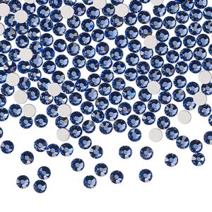 Flat back 144pk blue violet foil back, Preciosa MAXIMA Czech crystal rhinestone 2.7-2.9mm chaton rose round SS10