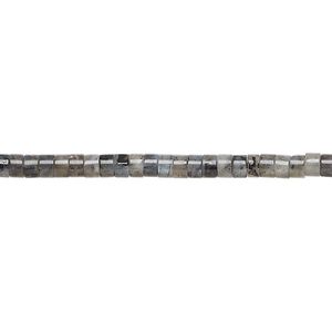 Black labradorite 1pkg1, heishi bead natural 15.5-16 inch 3x1.5mm-3x2.5mm