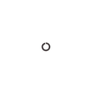 Jump ring 1pkg100 aluminum, 4mm round / 20 gauge / 2.4mm inside diameter / black