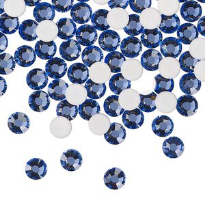 Flat back 1440pk blue violet foil back, Preciosa MAXIMA Czech crystal rhinestone 4.6-4.8mm chaton rose round SS20