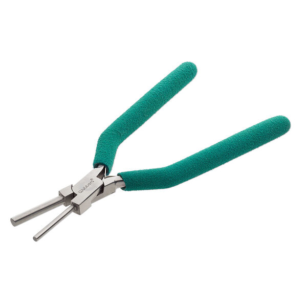 Pliers, Wubbers&reg; Designer Mandrel, pkg/1, medium bail-making, steel and rubber, 6.75 inches. image number 1