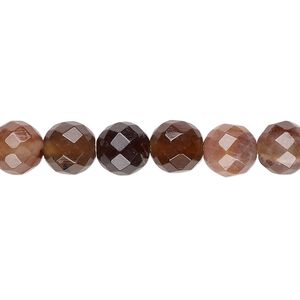 Petrified wood 1pkg1, faceted round bead natural B grade, 15.5-16 inch 8mm