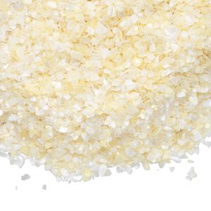 Mother-of-pearl shell 1pkg1oz, undrilled inlay chip mini white