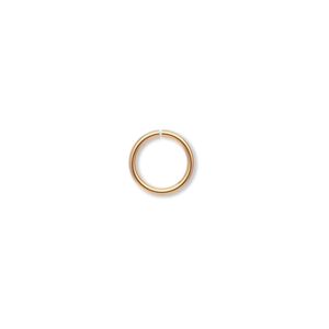 Jump ring 1pkg1000 gold-plated, 9mm round, 18 gauge / 7mm inside diameter / brass